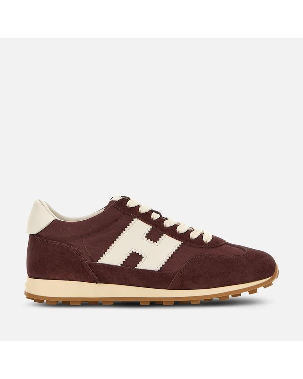 Hogan Brown Sporty Sneakers,