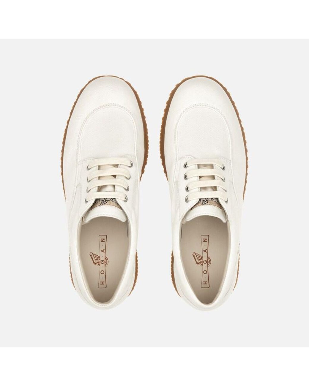 Hogan White Flat Sneaker, for men