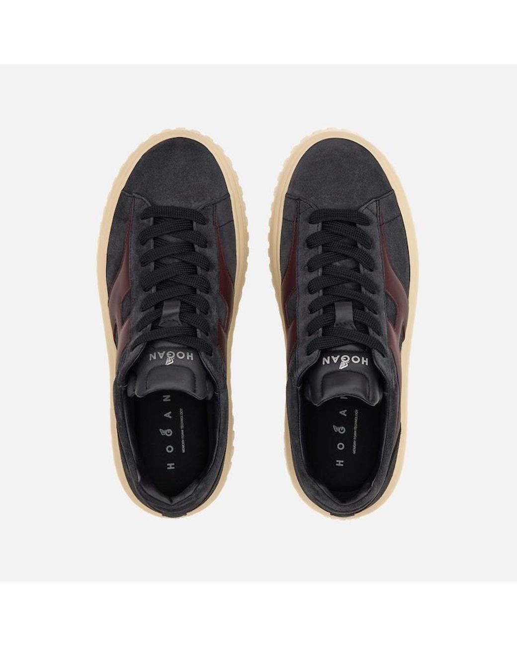 Hogan Blue H-Stripes Sneakers