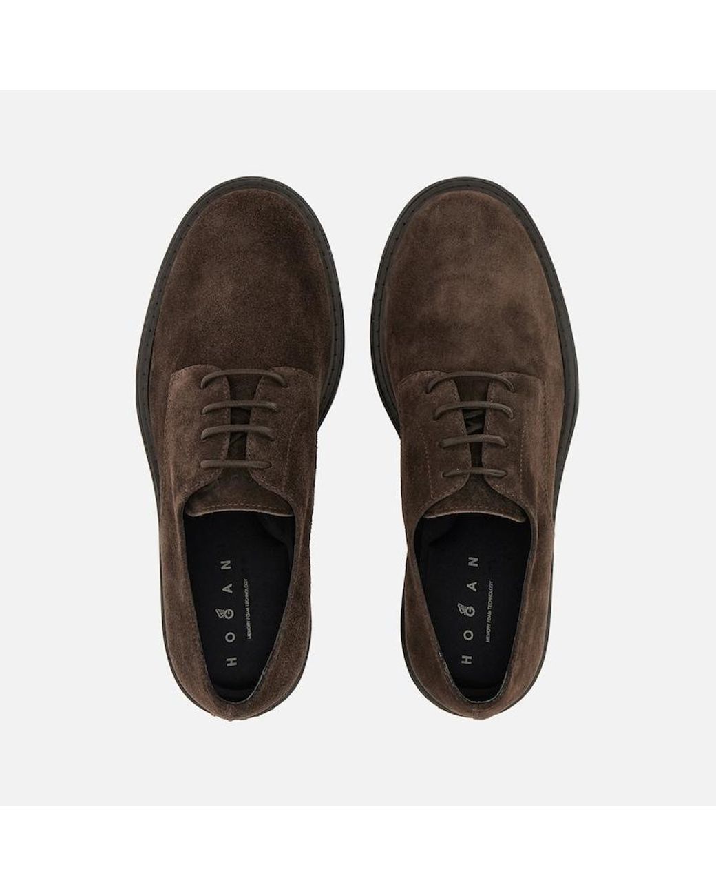 Hogan Brown Lace-Ups And Moccasins, for men