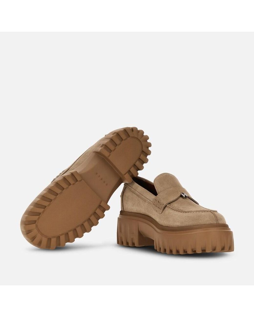 Hogan Natural Loafers,