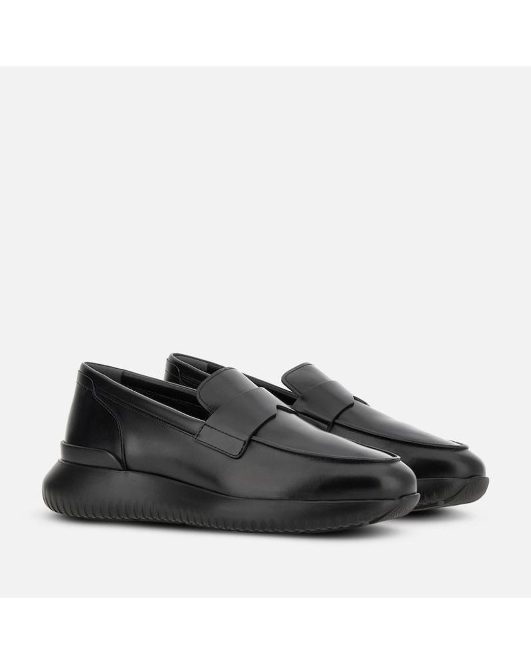 Hogan Black Lace-Ups And Moccasins, for men