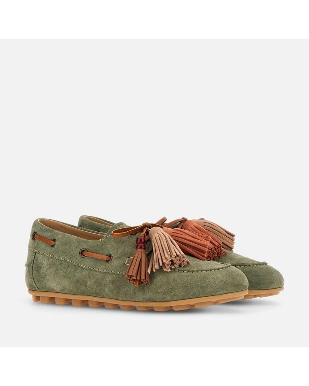 Hogan Green Loafers,