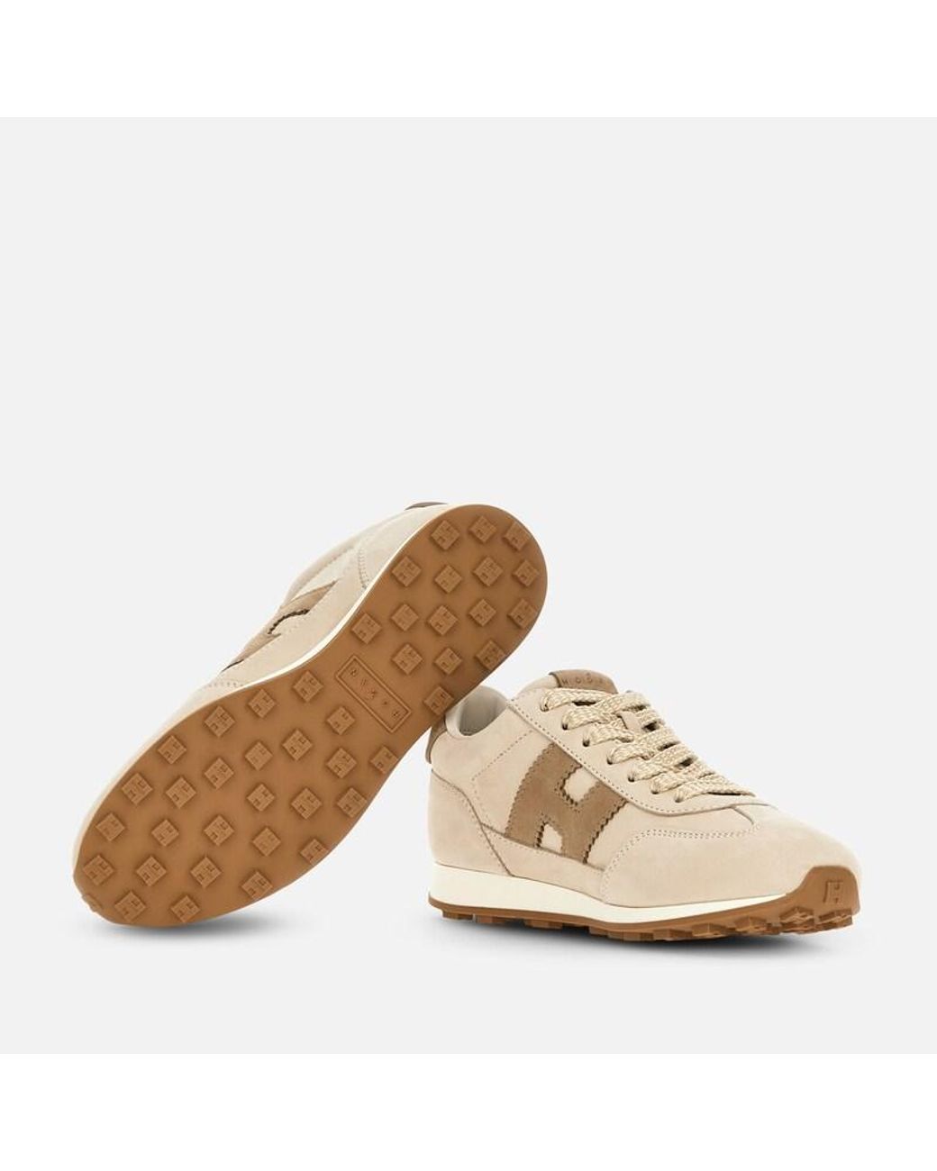 Hogan Natural Sporty Sneakers,