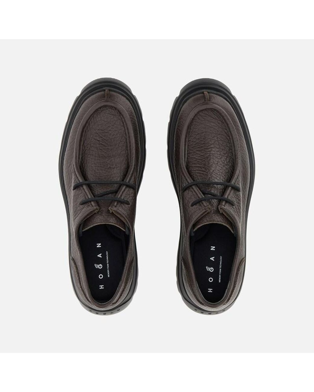 Hogan Brown Lace-Ups And Moccasins, for men