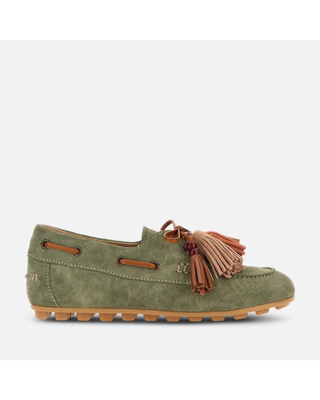 Hogan Green Loafers,