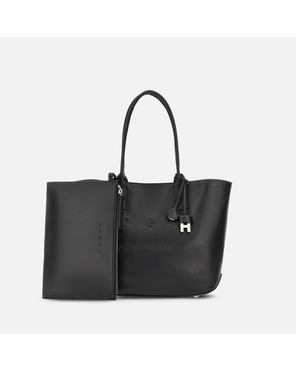 Hogan Black Shopper Address Small