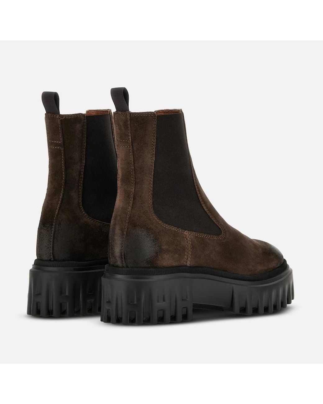 Hogan Brown Chelsea Boots H700