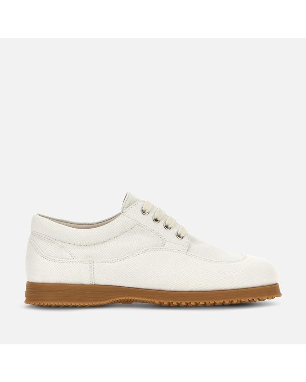 Hogan White Flat Sneaker, for men