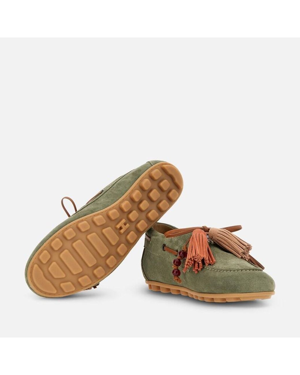Hogan Green Loafers,