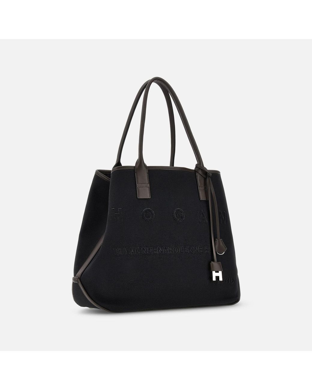 Hogan Black Shopper Address Medium