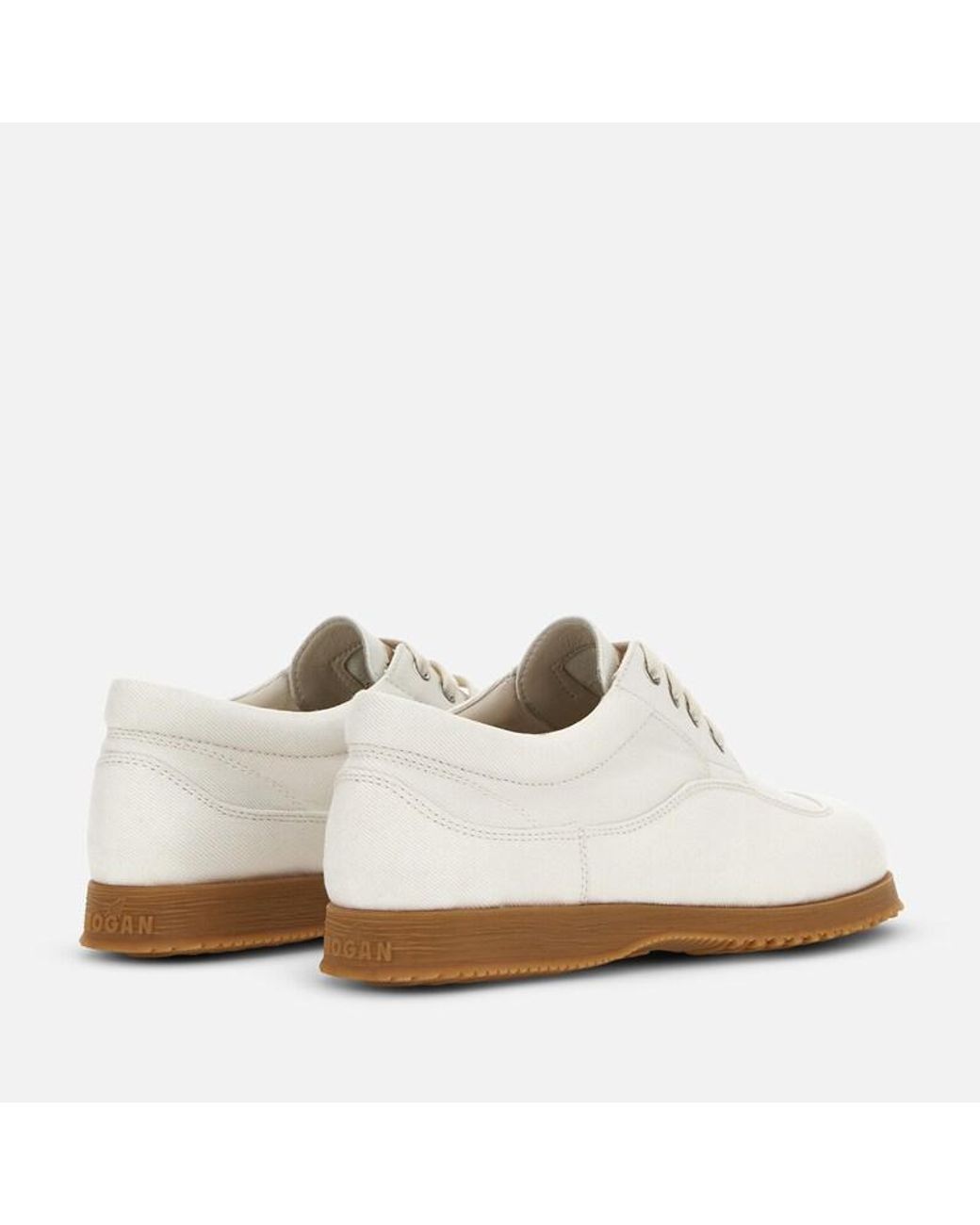 Hogan White Flat Sneaker, for men