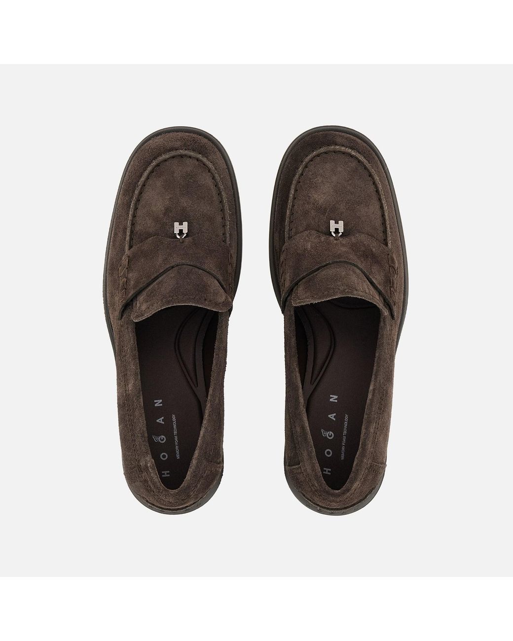 Hogan Brown Loafers H724