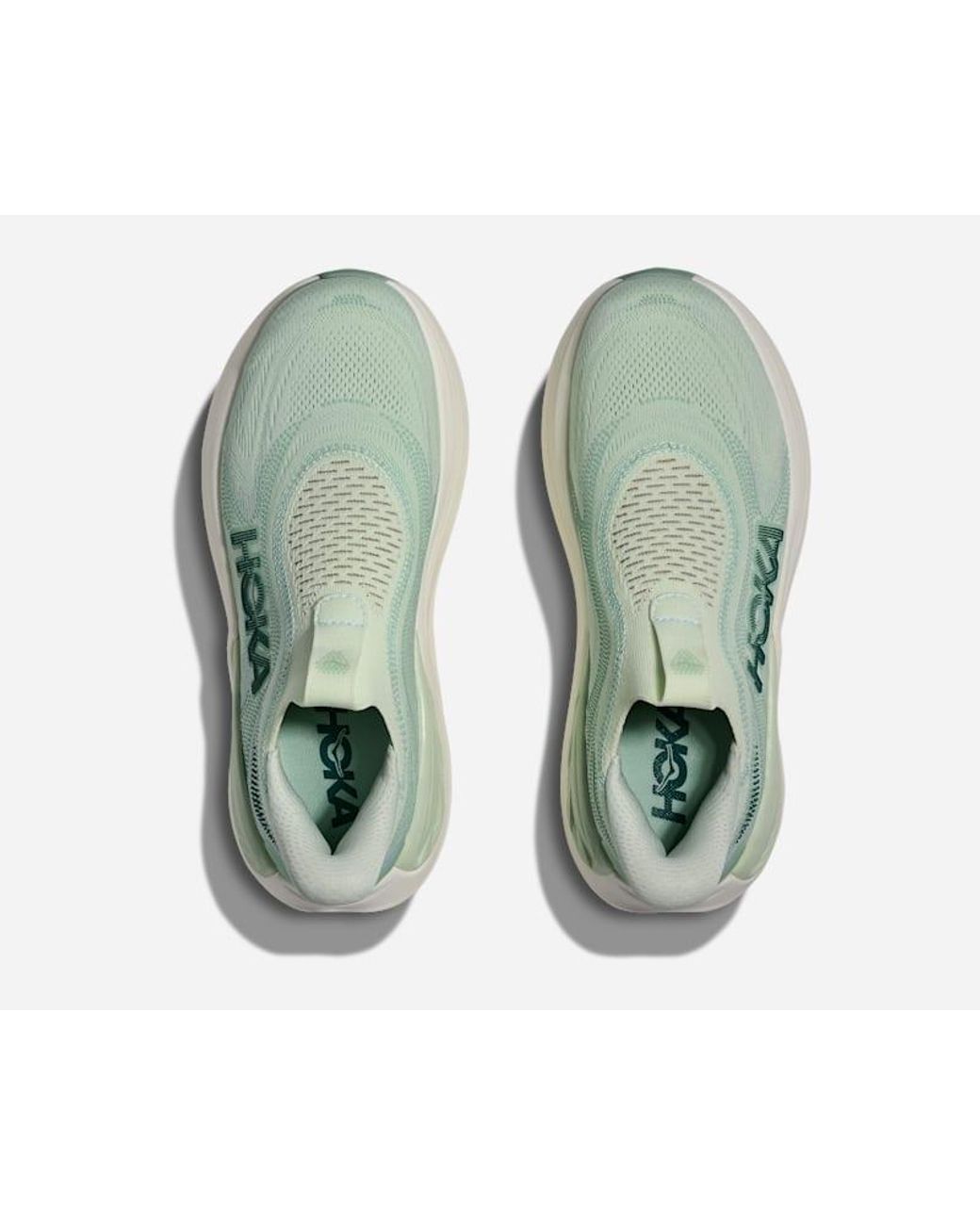 Hoka One One Blue Skyward Laceless Recovery Shoes