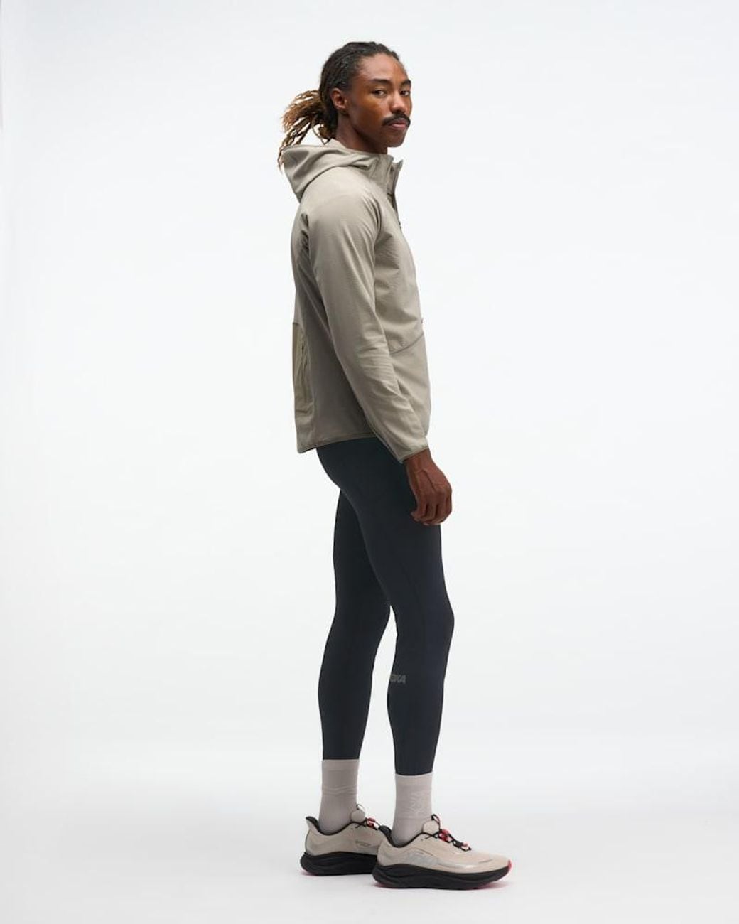 Hoka One One Natural Skyglow Half-zip Jacket for men