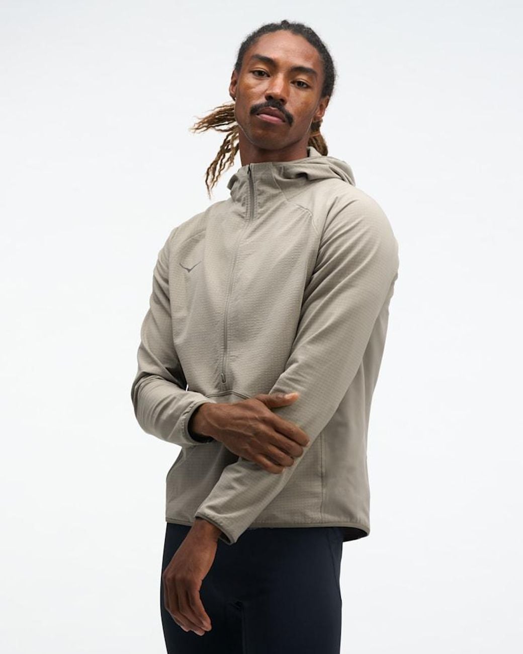 Hoka One One Natural Skyglow Half-zip Jacket for men