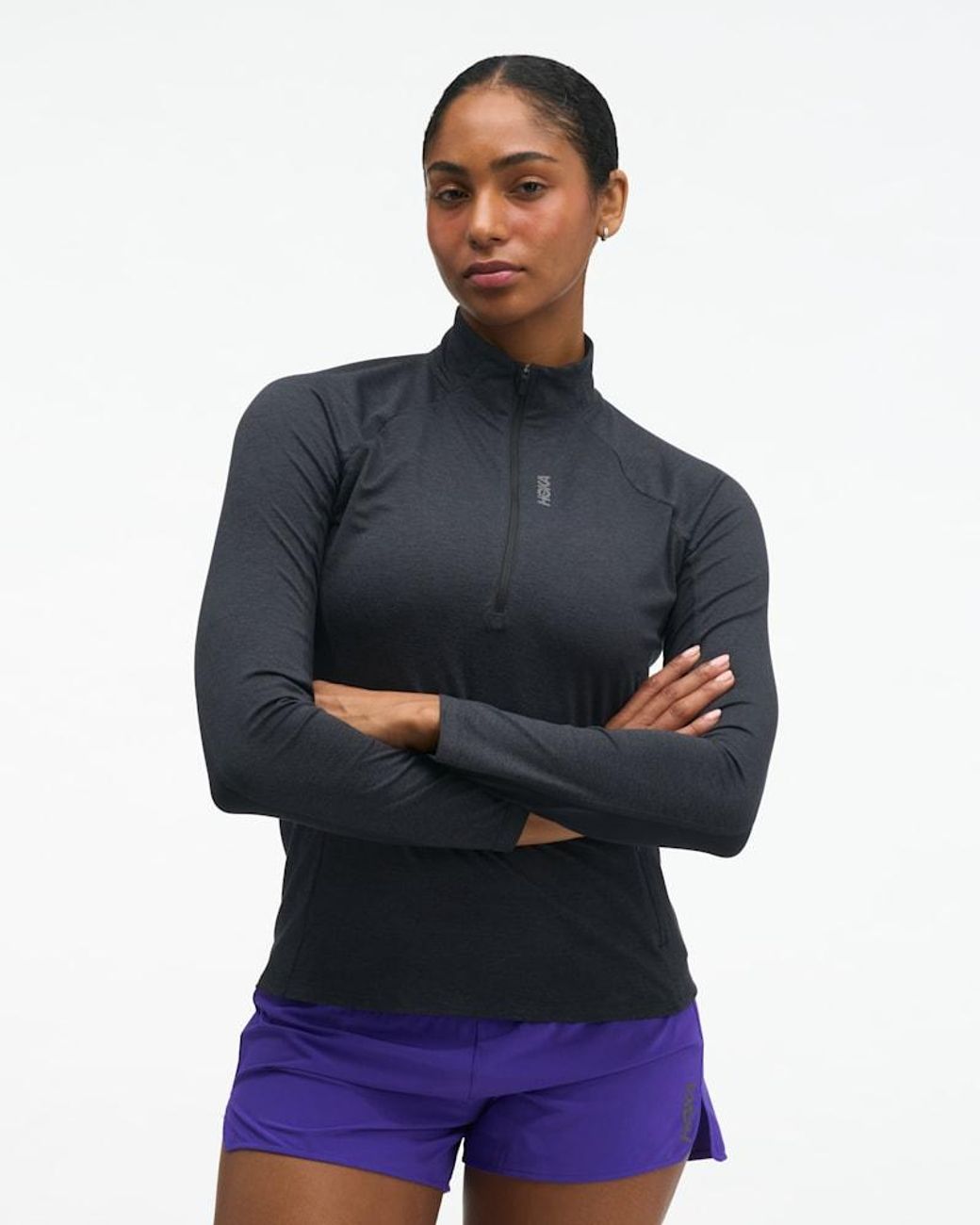Hoka One One Blue Skyform Half Zip