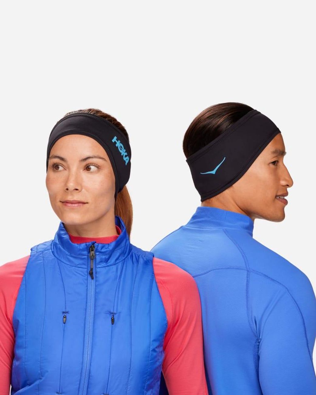 Hoka One One Black Coldsnap Fleece Headband