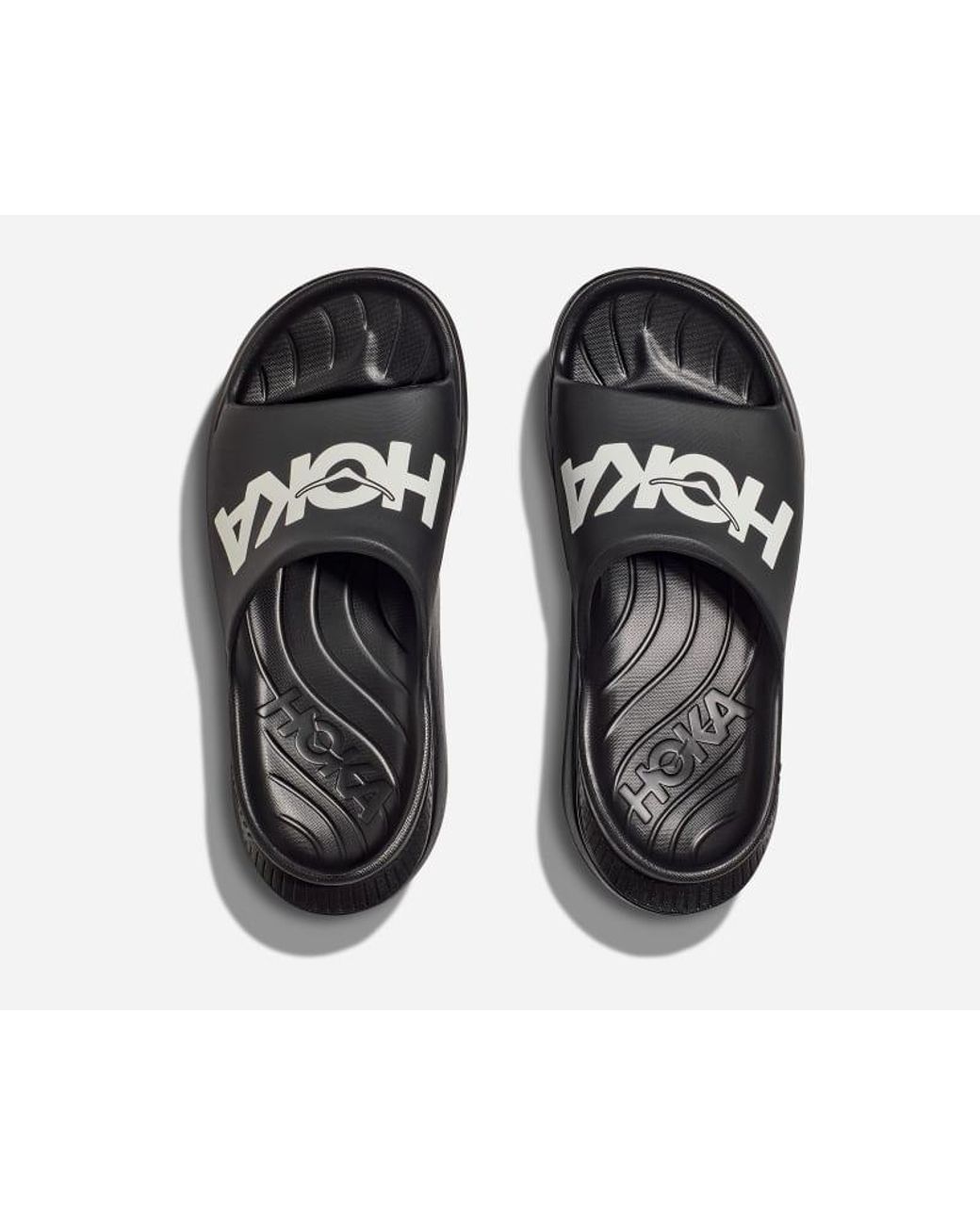 Hoka One One Black Ora Athletic Slide