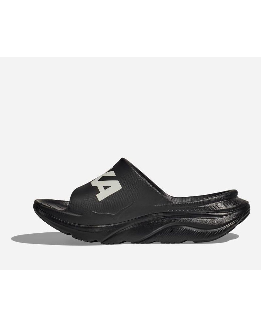 Hoka One One Black Ora Athletic Slide