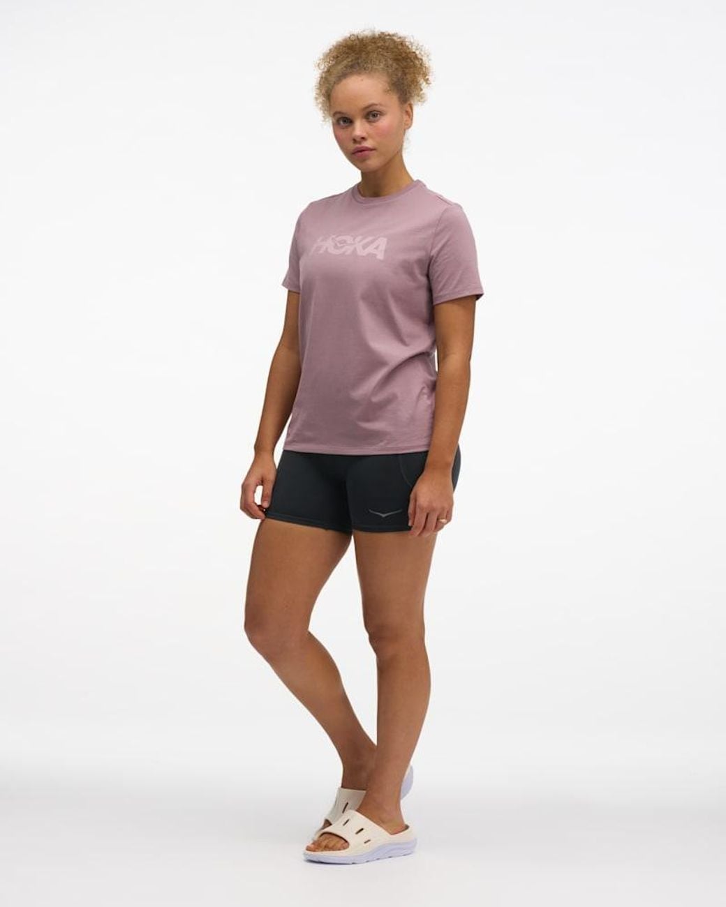 Hoka One One Purple Core Logo Graphic T-shirt