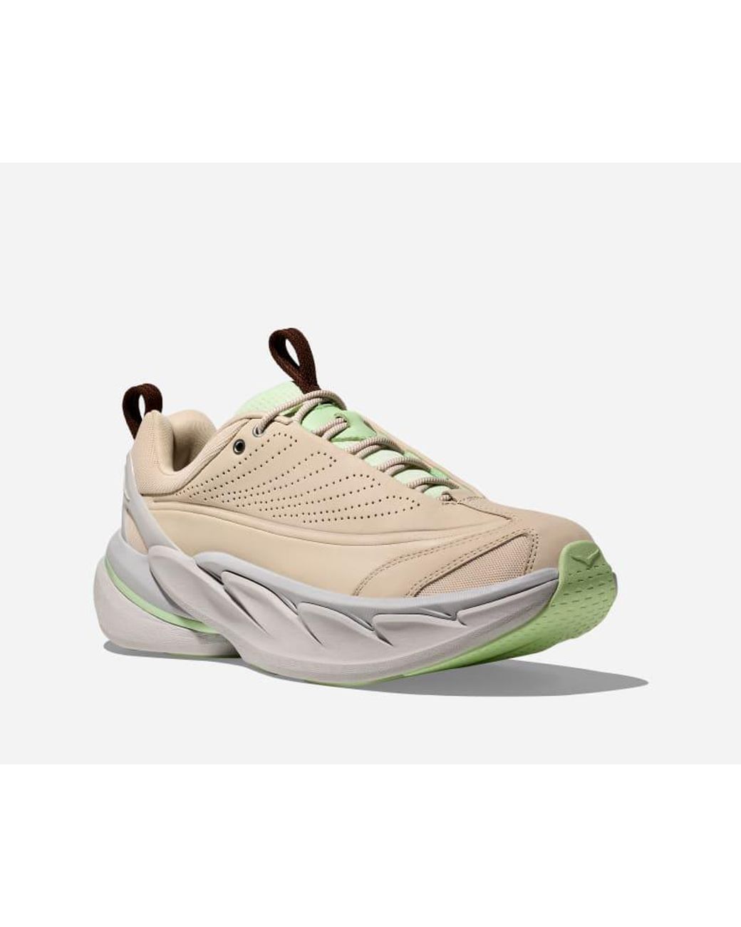 Hoka One One White Elevon X Lifestyle Shoes