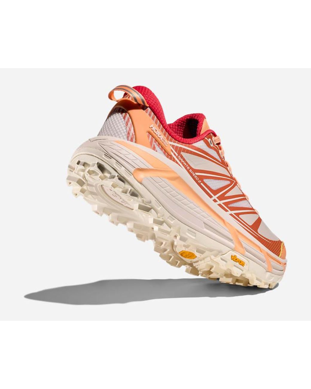 Hoka One One Red Mafate Speed 2 Lifestyle Shoes