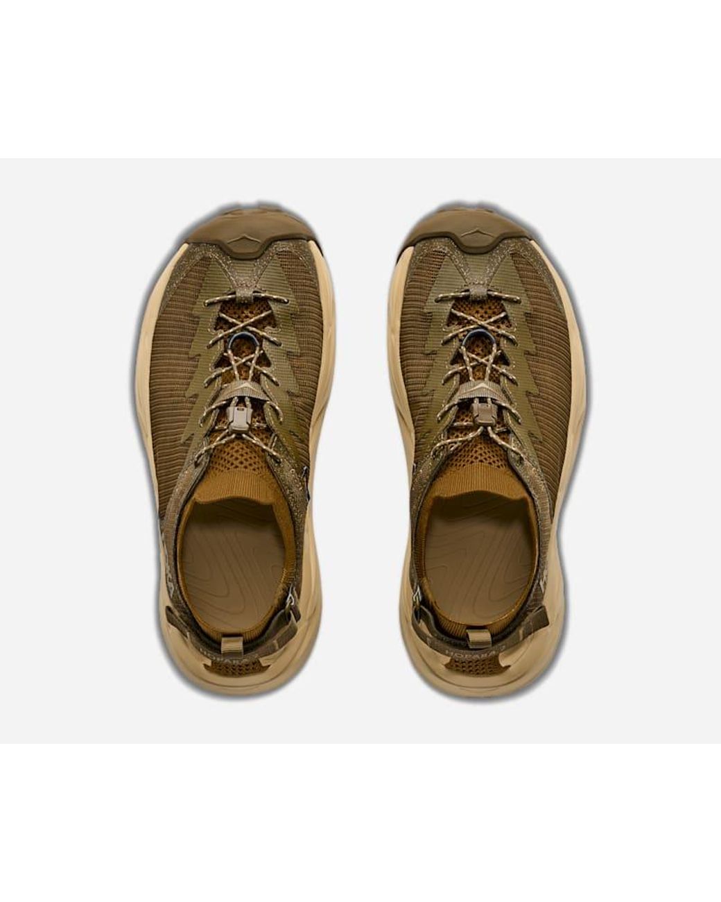 Hoka One One Brown Hopara 2 Hiking Sandals for men