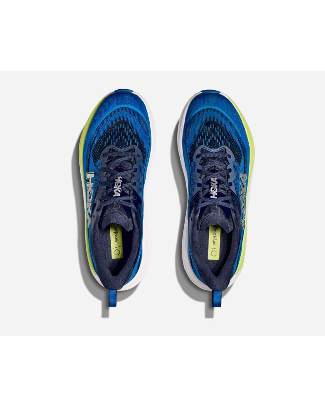 Hoka One One Blue Skyflow Wide Running Shoes for men