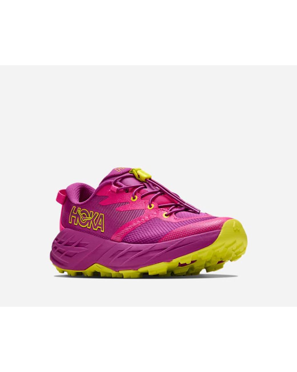 Hoka One One Pink Kid's Speedgoat 7 Trail Shoes