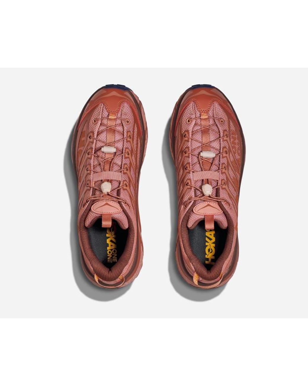 Hoka One One Red Mafate Three2 Lifestyle Shoes