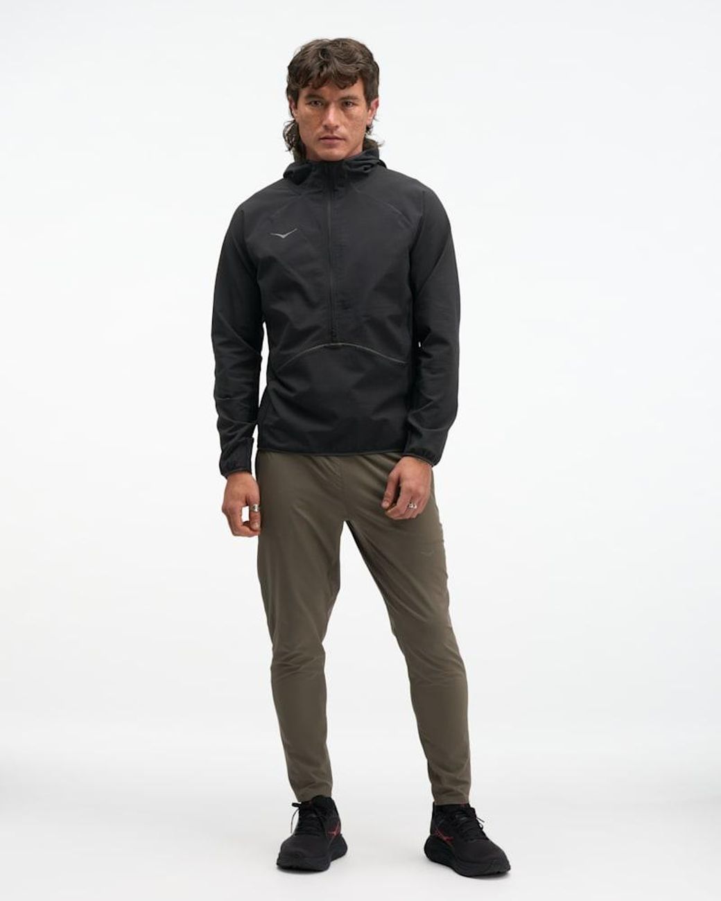 Hoka One One Blue Skyglow Half-zip Jacket for men