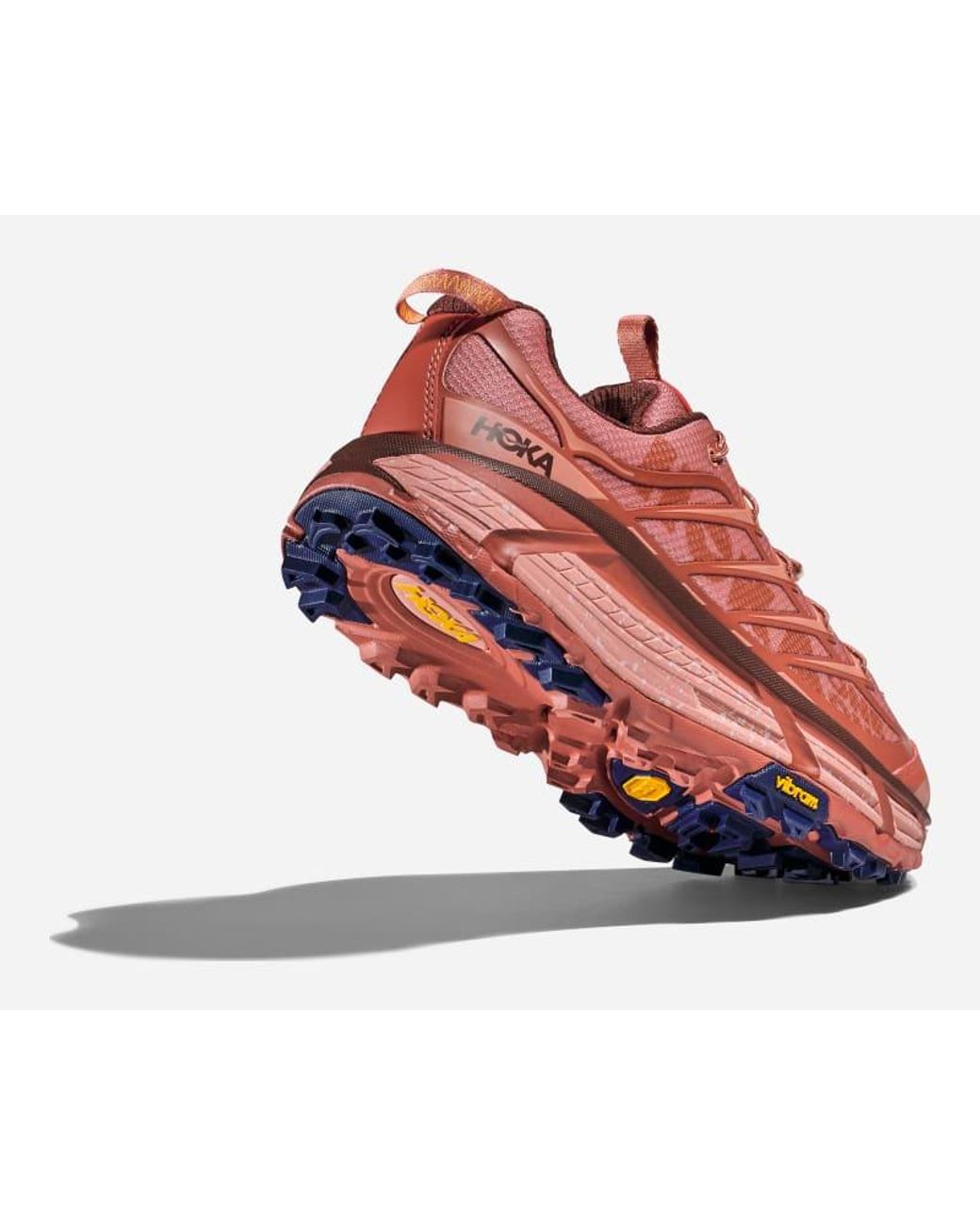 Hoka One One Red Mafate Three2 Lifestyle Shoes