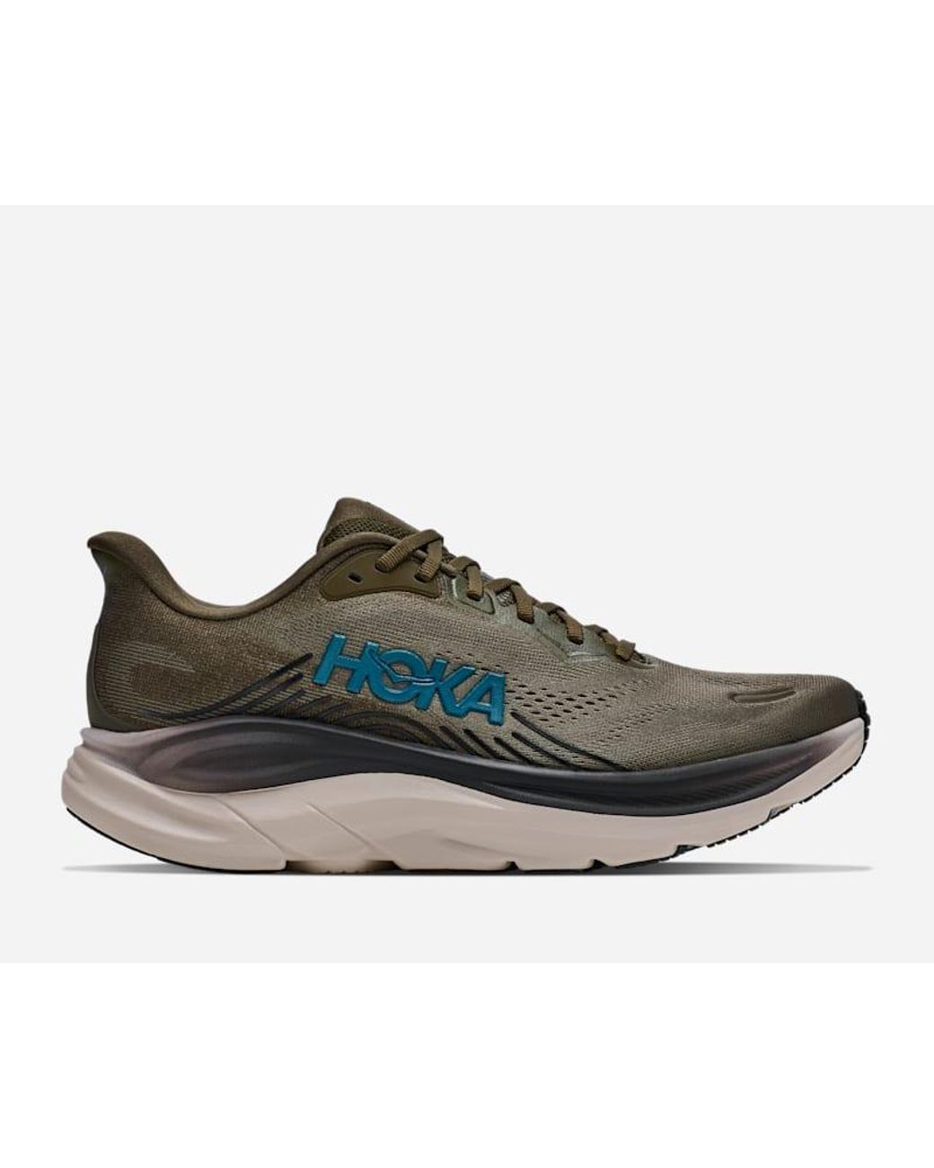 Hoka One One Gray Clifton 11 Road Running Shoes for men
