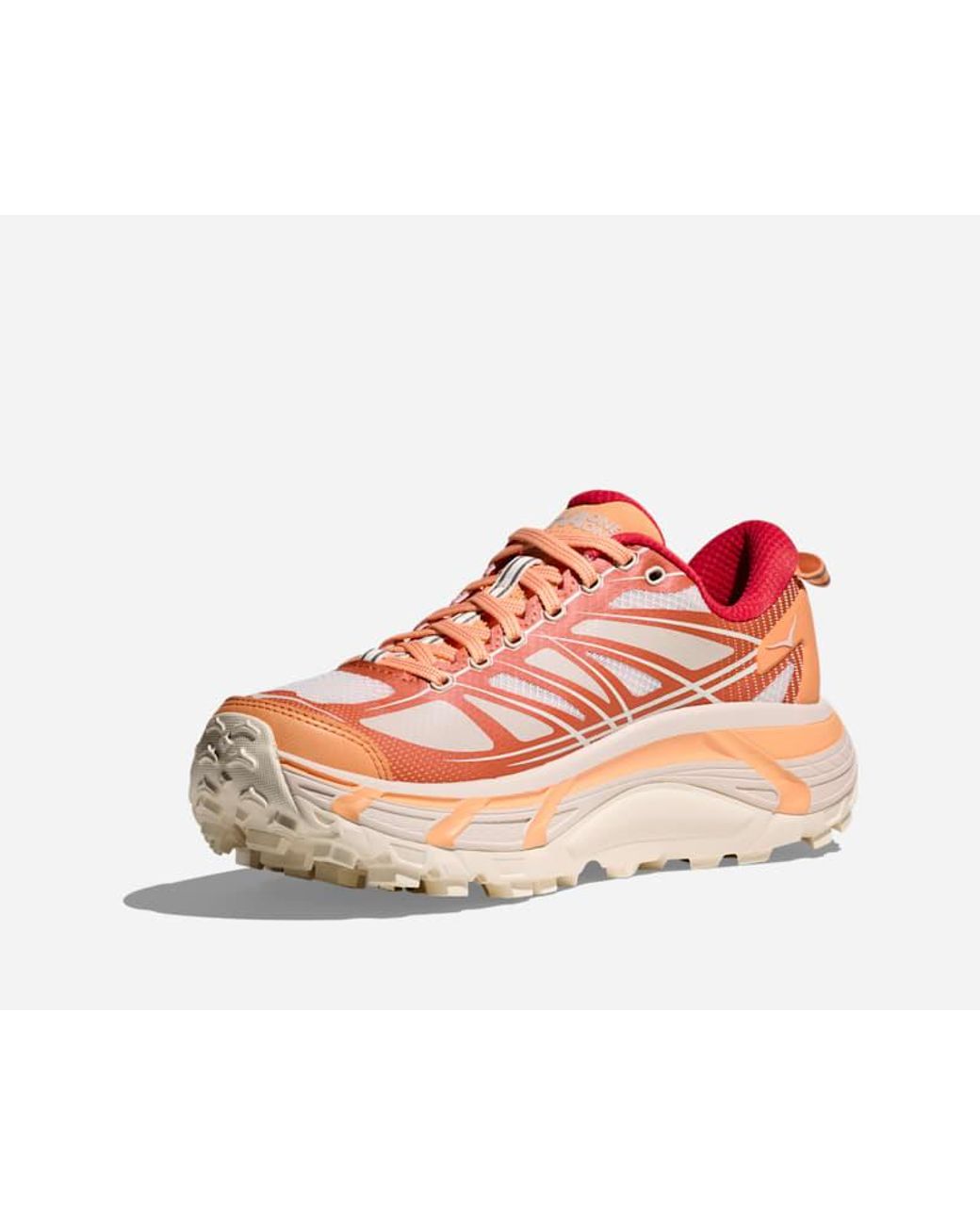 Hoka One One Red Mafate Speed 2 Lifestyle Shoes