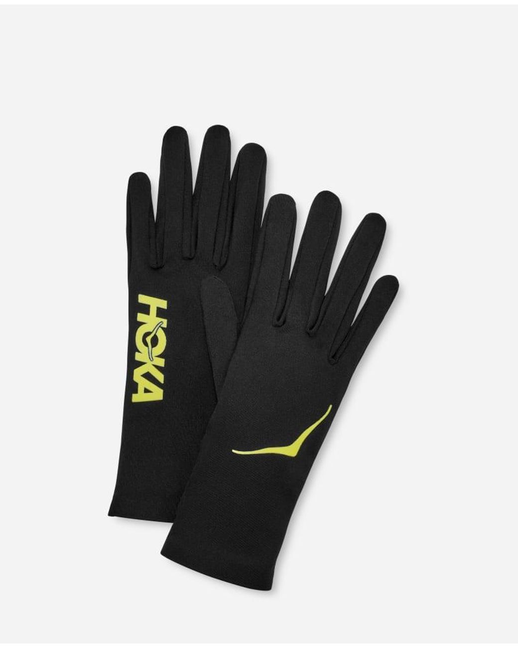Hoka One One Black Airolite Run Gloves