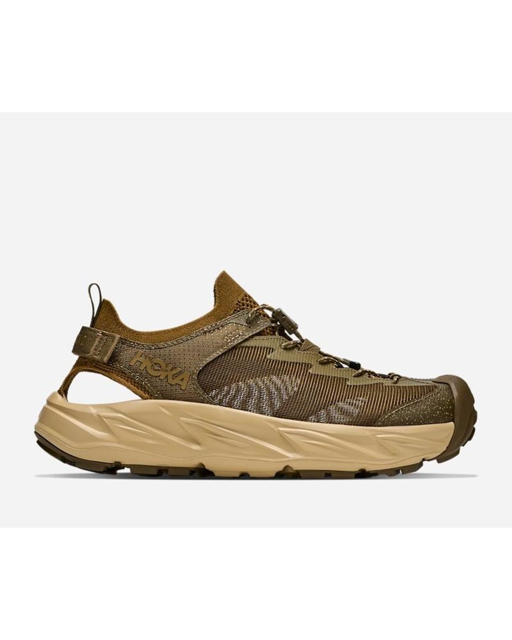 Hoka One One Brown Hopara 2 Hiking Sandals for men
