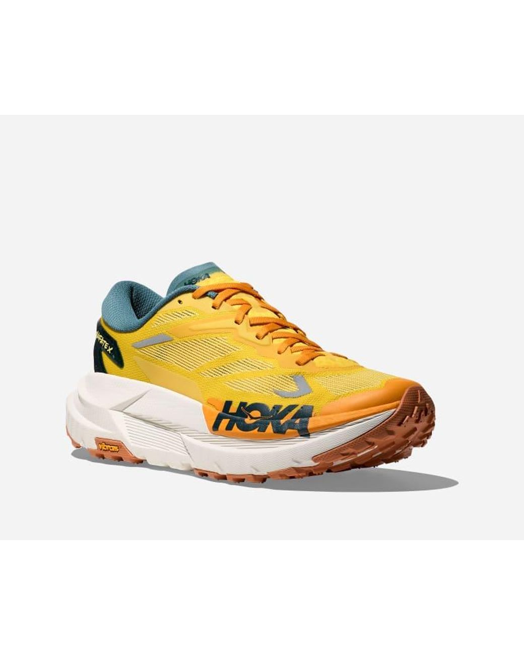 Hoka One One Yellow Mafate X Trail Shoes for men