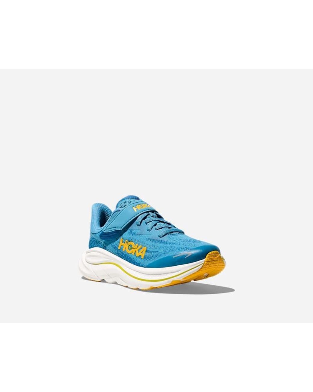 Hoka One One Blue Kid's Clifton 10 Road Running Shoes