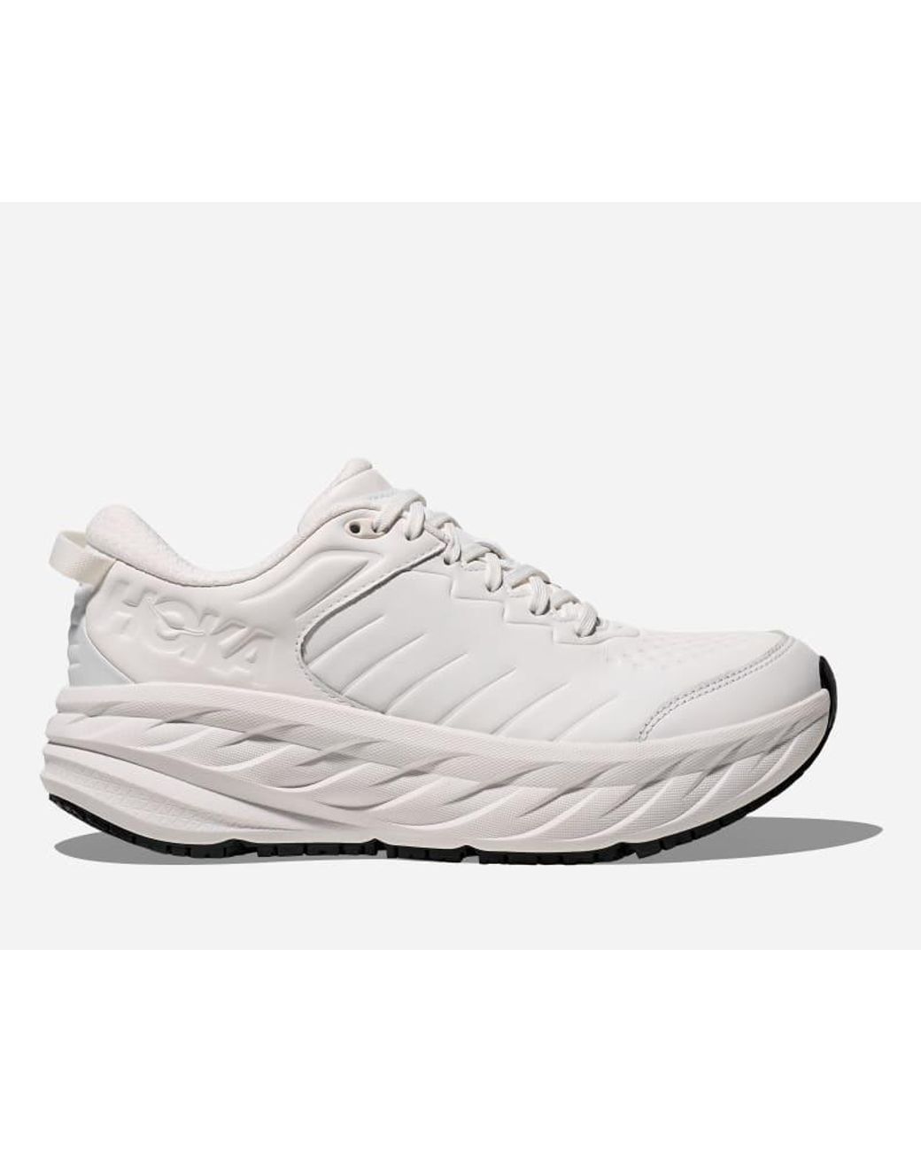 Hoka One One White Bondi Sr Walking Shoes for men