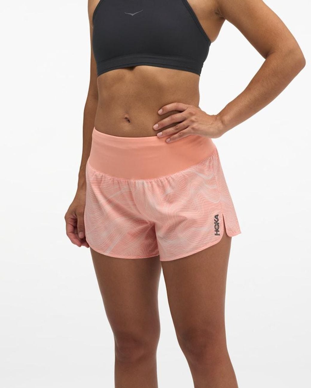 Hoka One One Pink Glide Shorts Mr 3.5'' Brief