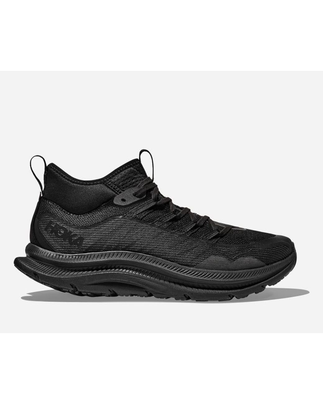 Hoka One One Black Kawana Mid Lifestyle Shoes for men