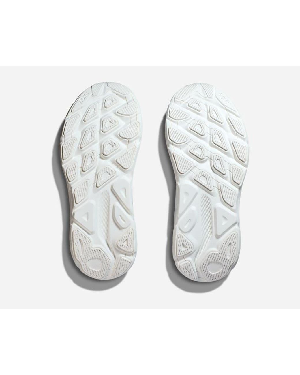 Hoka One One White Clifton 9 for men