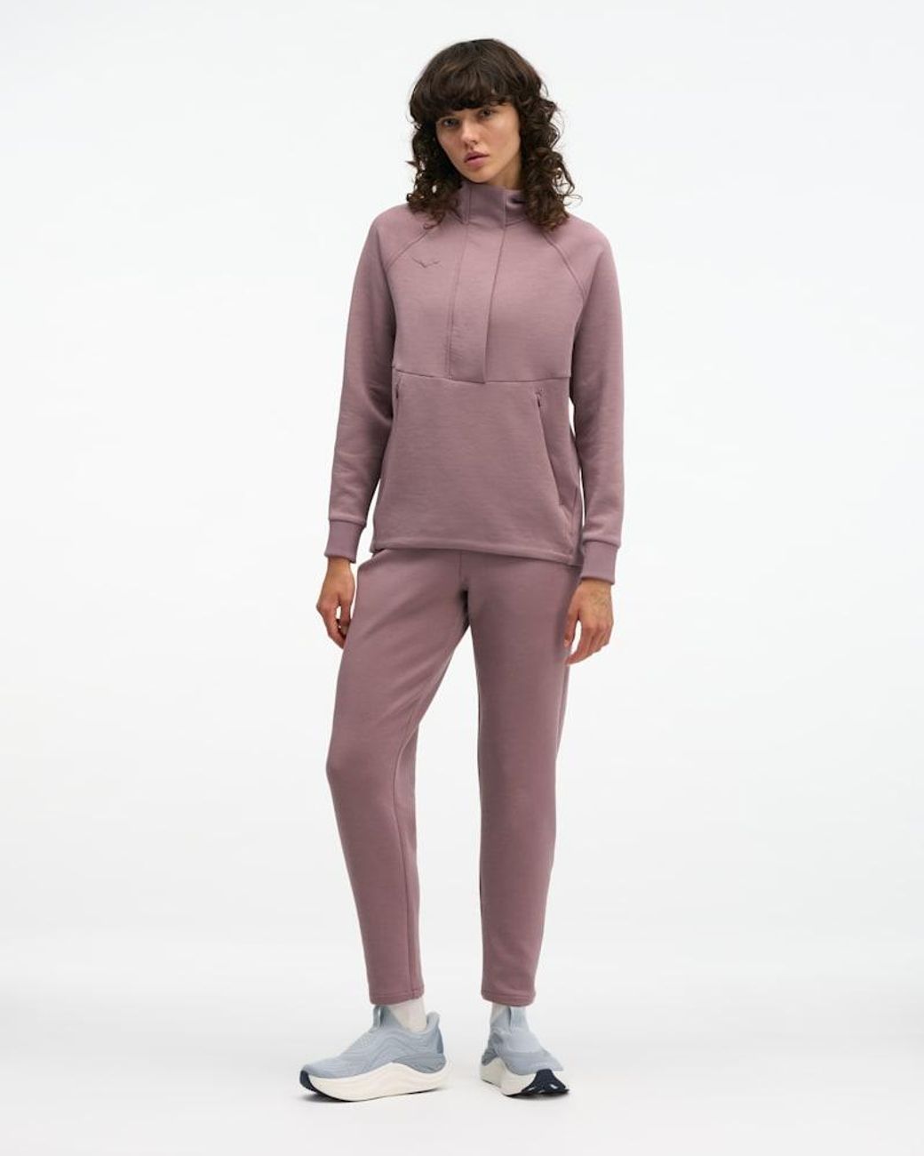 Hoka One One Purple Essential Recovery Hoodie