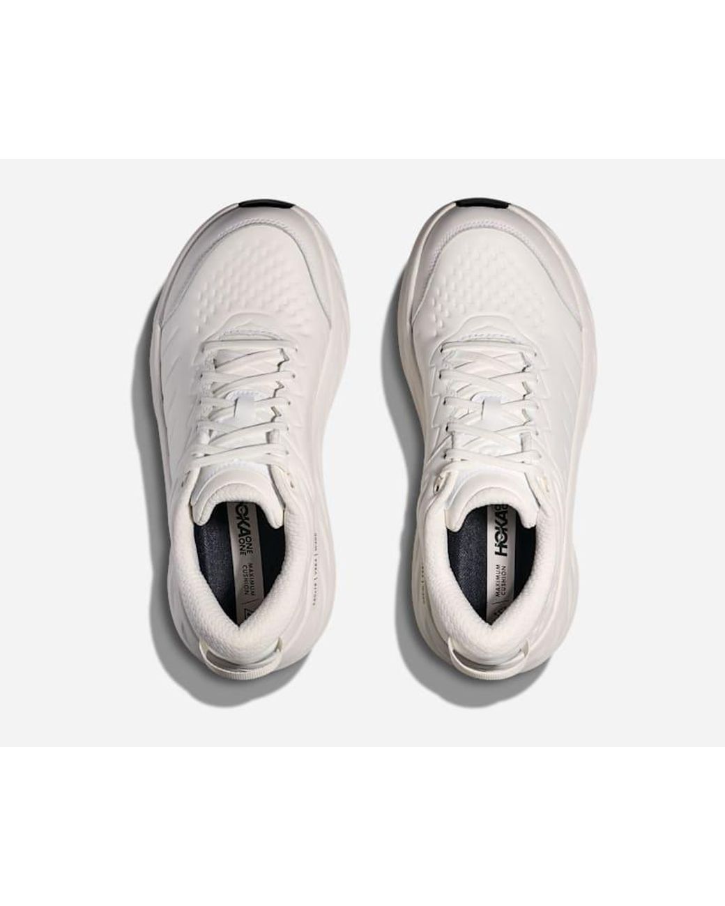 Hoka One One White Bondi Sr Walking Shoes for men