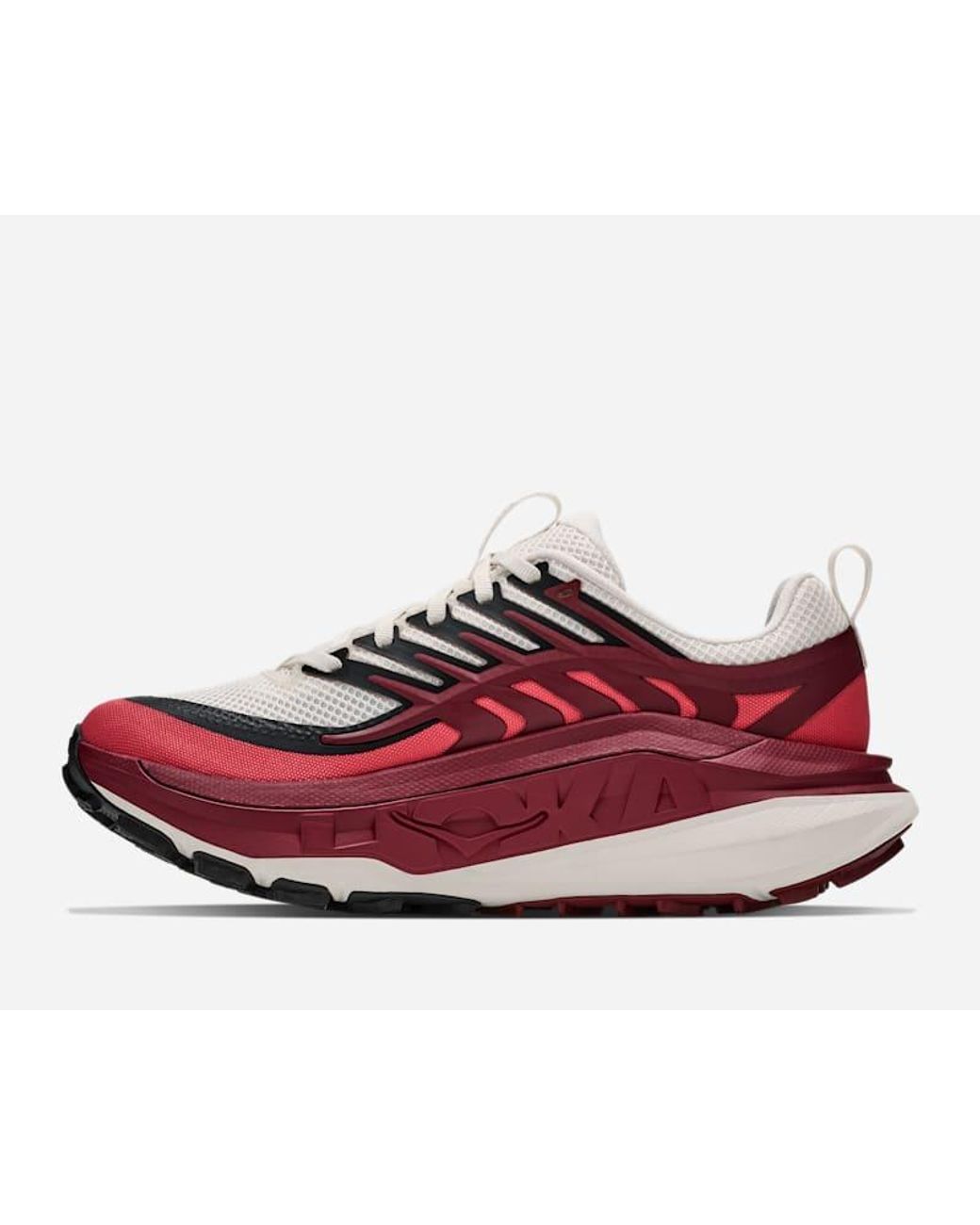 Hoka One One Red Stinson 8 Trail Shoes