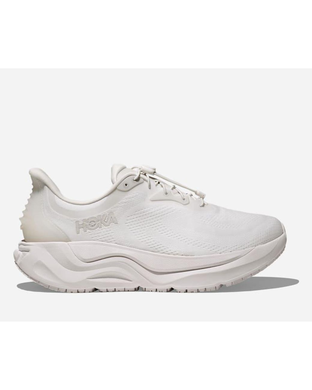 Hoka One One White Arahi Sr Walking Shoes for men