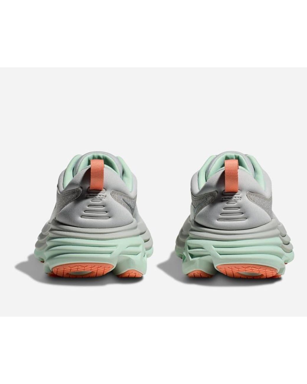 Hoka One One Gray Bondi 8 Running Shoes