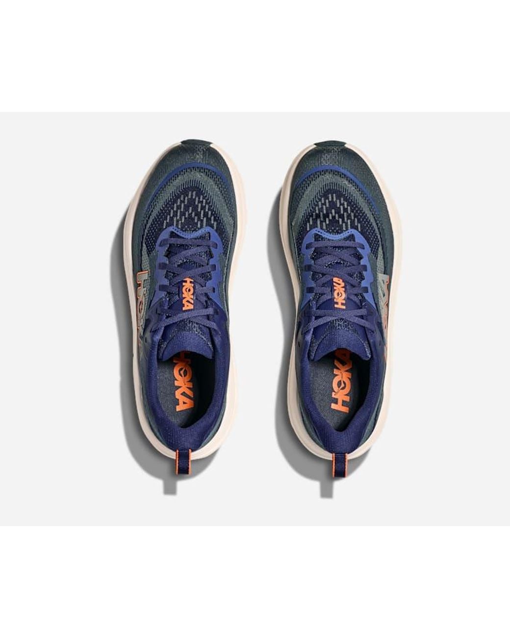 Hoka One One Blue Wide Skyflow Running Shoes for men