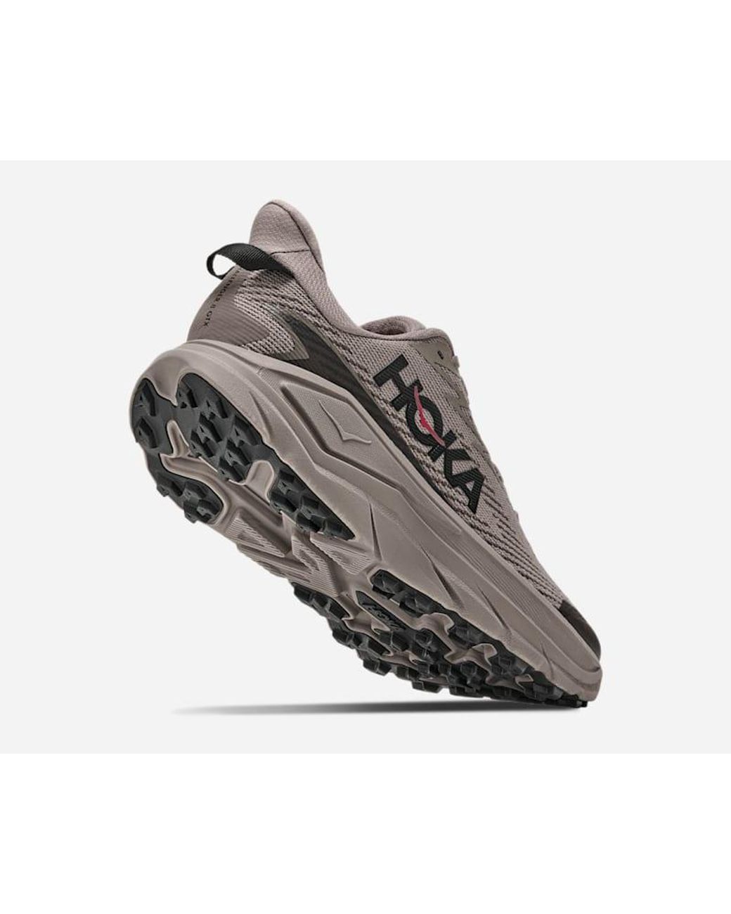 Hoka One One Gray Challenger 8 Gore-tex Trail Shoes for men